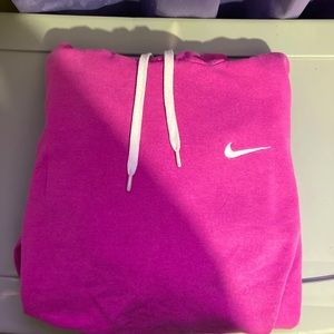 Nike hoodie, Pink, XL but fits me as a medium.